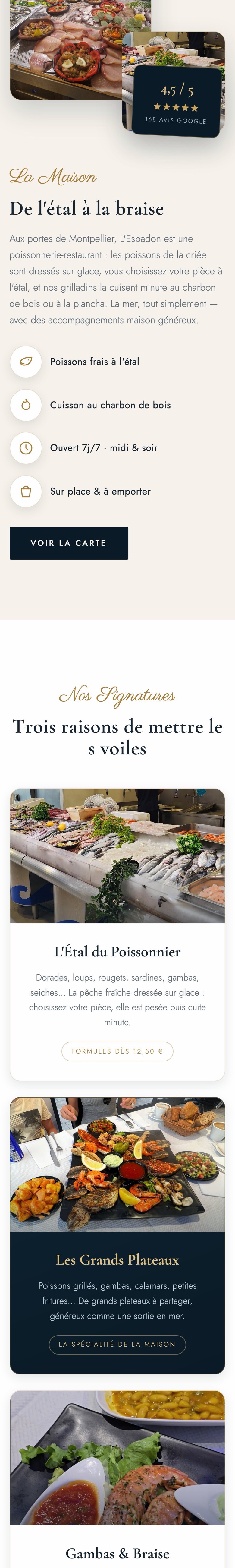 L'Espadon sur téléphone
